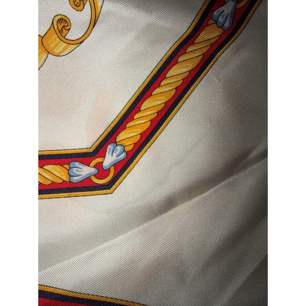 Richel Paris Nautical 100% silk Scarf - Picture 8 of 9
